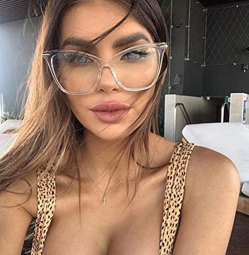 ÉÌƷͼƬ 15 | B085VSD2L3 | FEISEDY Oversized Cat Eye Glasses Frame Blue Light Blocking Eyewear for Women B2589