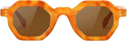 ÉÌƷͼƬ 3 | B0CSJQ26W8 | FEISEDY Octagon Sunglasses for Women - Thick Frame Fashion Rectangle Sun Glasses - Summer UV400 Protection