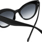 商品图片 2 | B095BQGNXV | FEISEDY Retro Funny Cateye Sunglasses Oversized Beard Design Personality Fashion Sun Glasses for Women Men B2769