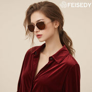 ÉÌƷͼƬ 32 | B0FQ4Y7FV6 | FEISEDY Polarized Aviator Sunglasses for Women Men Square TAC Lens B0329