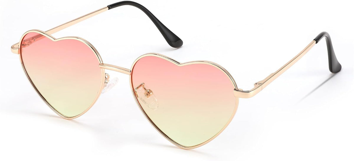 ÉÌƷͼƬ 15 | B0BP6HX1R6 | FEISEDY Polarized Heart Sunglasses Women Men Metal Frame Cute Lovely Glasses UV400 Protection B2375