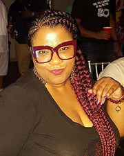 ÉÌƷͼƬ 28 | B07N5J9CF4 | FEISEDY Square Oversized Glasses Frame Eyewear Women B2475