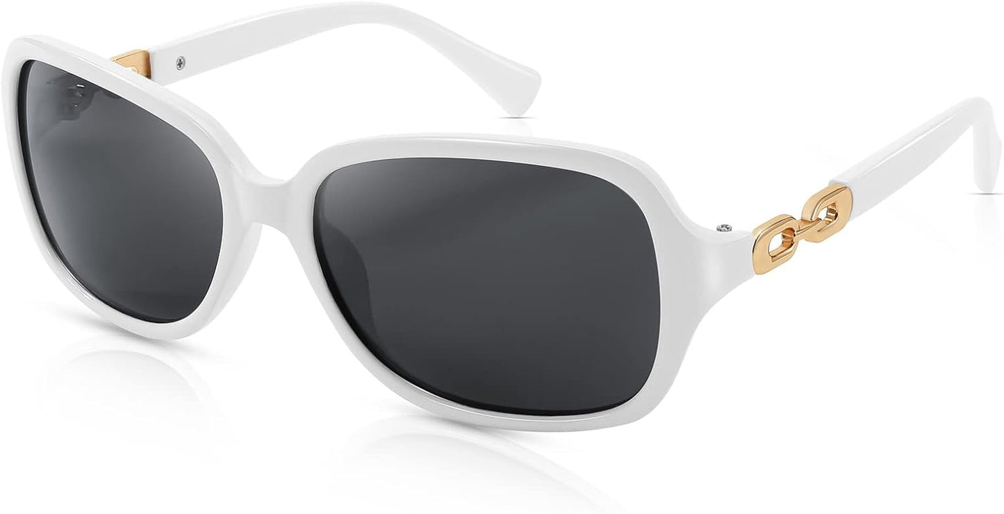 商品图片 74 | B08LPZDDKZ | FEISEDY Womens Polarized Sunglasses Square Wraparound Shades UV400 Mirrored Trendy Sun Glasses for Women B2526
