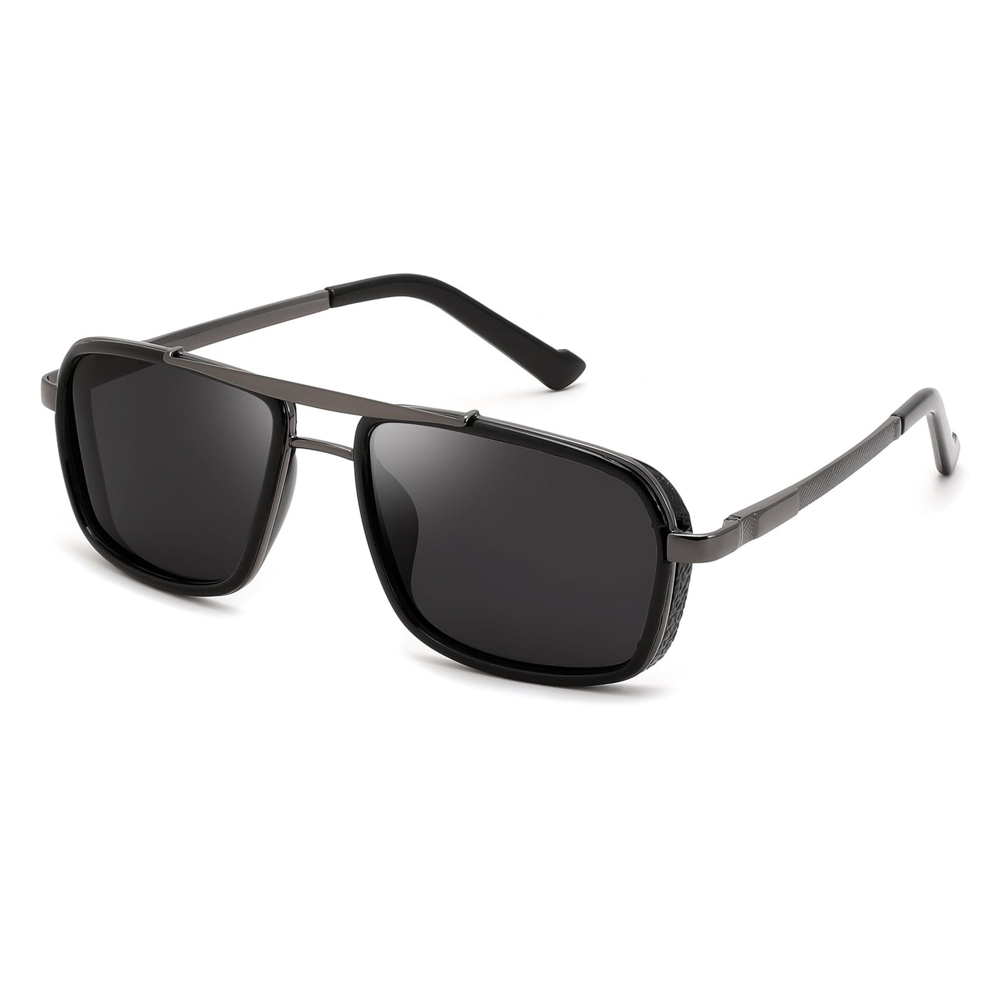 FEISEDY Retro Aviator Polarized Sunglasses For Women Men 70s Trendy B0292 | 100% UV400 protection, Metal construction with pl