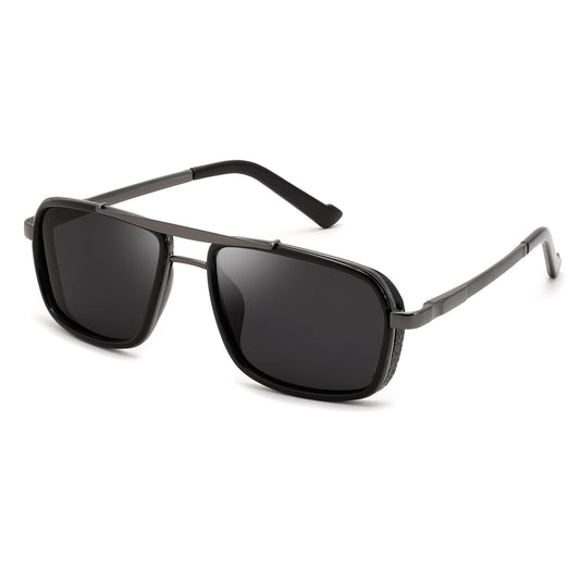 FEISEDY Retro Aviator Polarized Sunglasses For Women Men 70s Trendy B0292 | 100% UV400 protection, Metal construction with pl