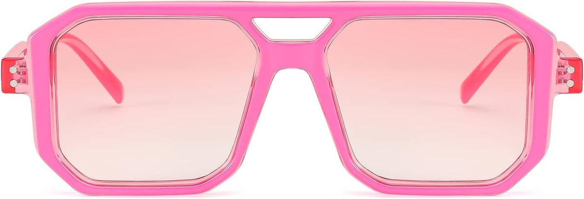 ÉÌƷͼƬ 2 | B0B9BNZRMZ | FEISEDY Retro Aviator Square Sunglasses for Women Men UV400 B2939