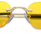 商品图片 35 | B0CY2Q4VW1 | FEISEDY Rimless Sunglasses Y2K Retro Small Narrow Rectangle Shades B2643