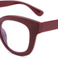 Berry / 1.5 x | B082SW5LY7 | FEISEDY Retro Reading Glasses Thick Square Big Frame Blue Light Blocking Lens Anti Glare Digital Eyestrain B2534
