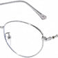 シルバー / 1.0 倍率 | B0H1HQFZFN | [FEISEDY] 老眼鏡 おしゃれ 上品 レディース +1.00～+3.00 ラウンド シニアグラス 滑り止め リーディンググラス ブルーライトカット 単焦点 小さめ 軽量 ランニング ケース付き 読書 B1794