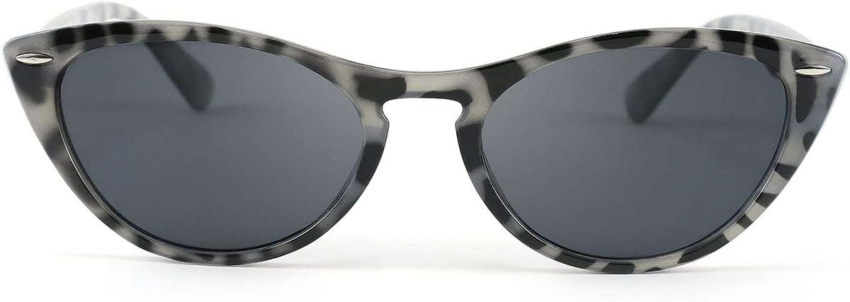 ÉÌƷͼƬ 2 | B08B8G5GR9 | FEISEDY Retro Cat Eye Sunglasses Women Men Vintage Small Cateye UV400 Sunglasses B2617