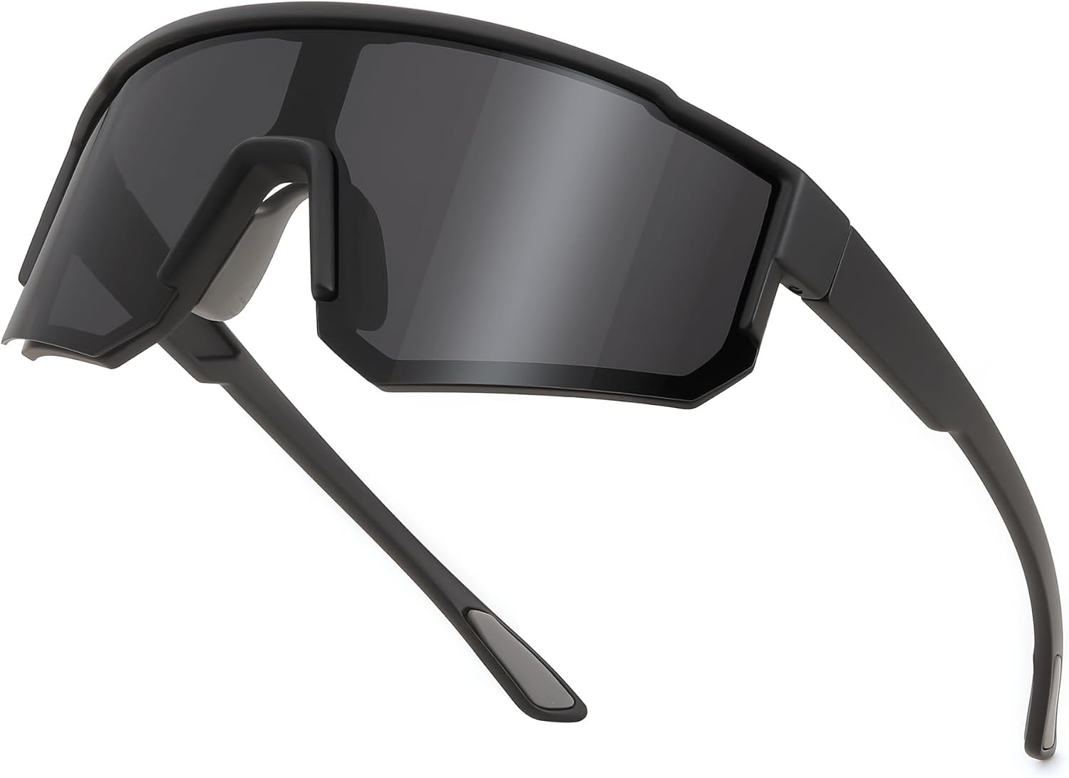 Black Frame Grey Lens / Medium | B0D95X8PLN | FEISEDY Kids Sunglasses Youth Baseball Polarized Sunglasses Sports Lightweight TR90 Frame Boys Girls Cycling B0213
