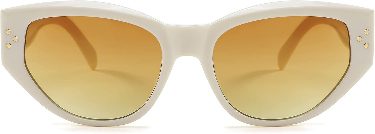 商品图片 2 | B0BZ8DL6L8 | FEISEDY Sunglasses Womens, Retro Cat Eye Sunglasses, Fashion Vintage Cute Stylish UV400 Sunnies B2365