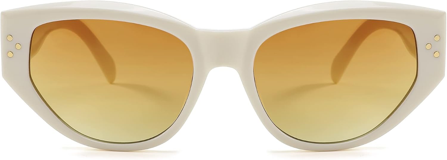 商品图片 2 | B0BZ8DL6L8 | FEISEDY Sunglasses Womens, Retro Cat Eye Sunglasses, Fashion Vintage Cute Stylish UV400 Sunnies B2365