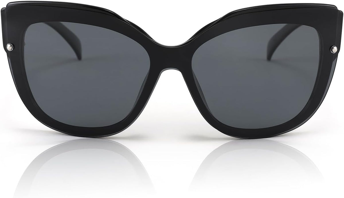 ÉÌƷͼƬ 10 | B09LTWN7GK | FEISEDY Cat Eye Sunglasses Polarized for Women Men£¬Rimless Mirrored Sunglasses, Oversized, Trendy Retro Sun Glasses B2796