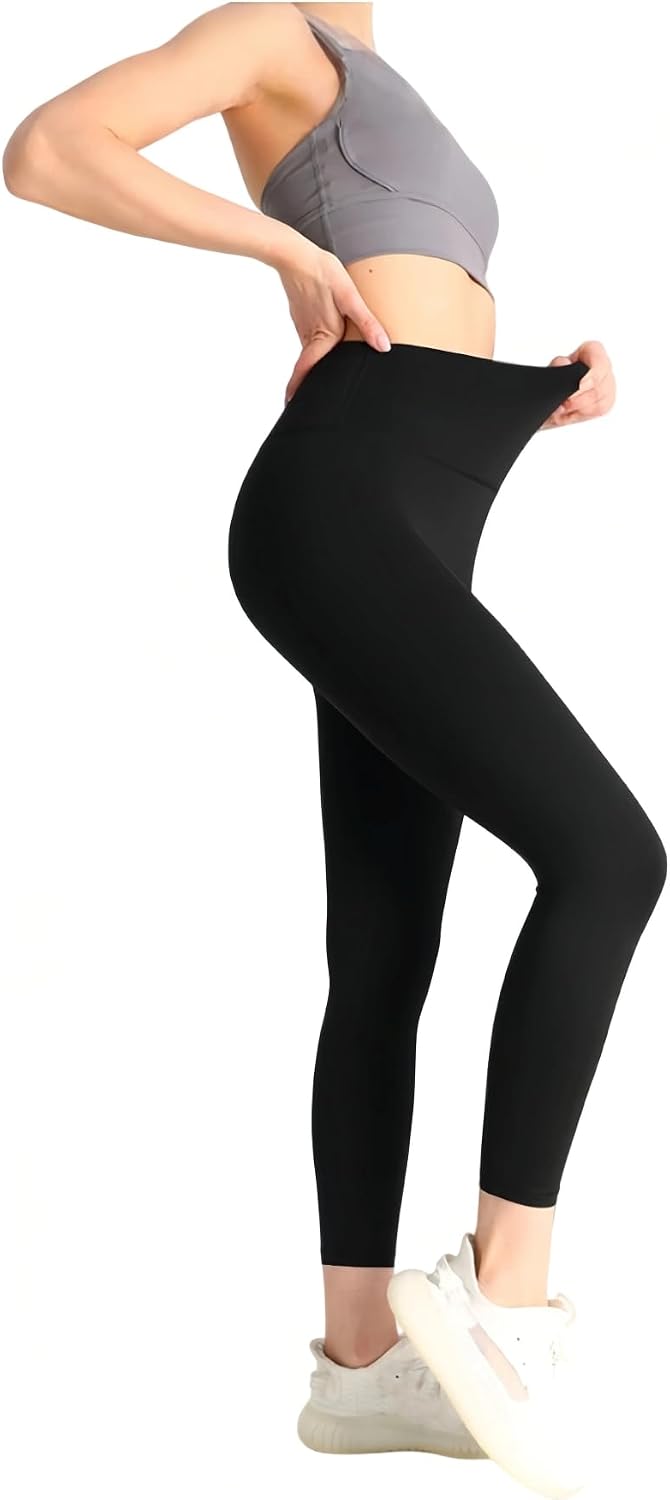 X-Large / Black | B0G3PTVMPY | High Waist Leggings for Women, Yoga Pants, Tummy Control Butt Lift Workout Leggings, Naked Feeling Quick Dry Fitness Pants