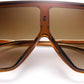 商品图片 2 | B097CVFDZT | FEISEDY Flat Top Oversized Shield Sunglasses Women Men Square Fashion Rimless Shades UV400 B2784