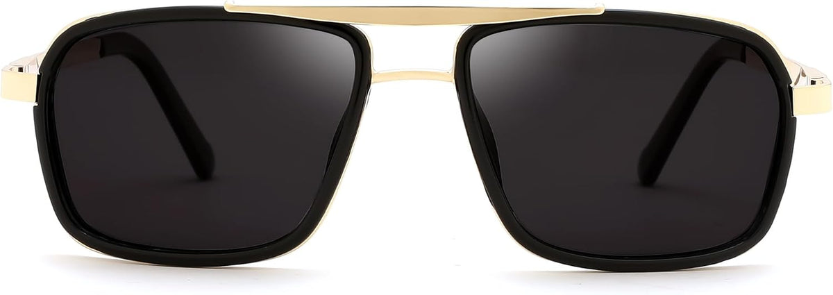 ÉÌƷͼƬ 3 | B0FDKZNCG9 | FEISEDY Retro Aviator Polarized Sunglasses For Women Men 70s Trendy B0292