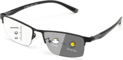 Black / Rectangular / 2.0 x | B0GKND8PKN | FEISEDY Photochromic Multifocal Progressive Reading Glasses B1388