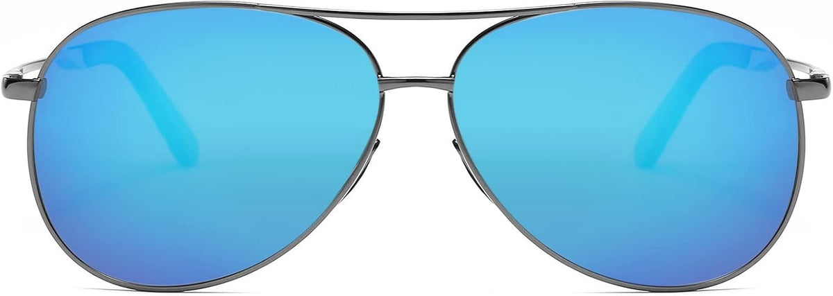 ÉÌƷͼƬ 5 | B09T61YYSM | FEISEDY Polarized Aviator Sunglasses for Men Women Classic Pilot Sun Glasses with Spring Hinge B2294