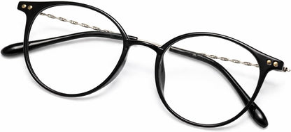 [FEISEDY] 老眼鏡 おしゃれ ブルーライトカット 軽量 メンズ レディース リーディンググラス シニアグラス ウェリントン 単焦点 読書 眼鏡ケース 男女兼用 B1751