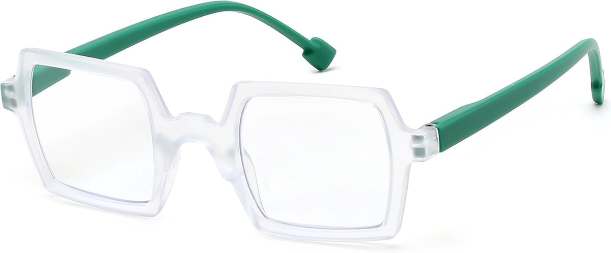 Matte White / 2.0 x | B0DNFLYFJF | FEISEDY Fashion Blue Light Reading Glasses for Women Square Retro Anti- Glare Digital Eyestrain Readers B0261