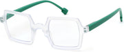 Matte White / 2.0 x | B0DNFLYFJF | FEISEDY Fashion Blue Light Reading Glasses for Women Square Retro Anti- Glare Digital Eyestrain Readers B0261