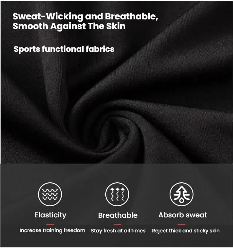 商品图片 7 | B0FV6ZX84Q | Men's Underwear Shorts - High Elastic Training Quick-Dry Basketball Compression Shorts, Sports Boxers for Men