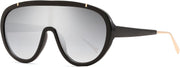 Gradient Purple Mirrored / 65 Millimeters | B085Q76L4C | FEISEDY Retro Oversized Sunglasses Women Men One Piece Frame B2580