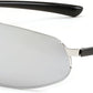 Polarized Silver Lenses Silver Frame 06 / 60 Millimeters | B0D22S1RP9 | FEISEDY Vintage Sunglasses Men Polarized, Aviator Metal Frame Lightweight, Driving Fishing Running B0057