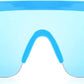 商品图片 65 | B096SD9GGG | FEISEDY Oversized Mirror Shield Sport 80s Sunglasses Ski Goggles Flat Top One Piece Futuristic Visor Women Men B2522