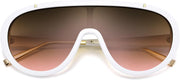ÉÌƷͼƬ 23 | B085PPHWTZ | FEISEDY Retro Oversized Sunglasses Women Men One Piece Frame B2580
