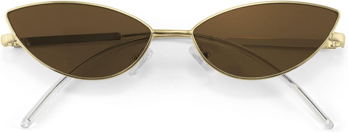 Brown / 58 Millimeters | B07B926968 | FEISEDY Y2K Sunglasses for women Men Fashion Cateye Designer B2298