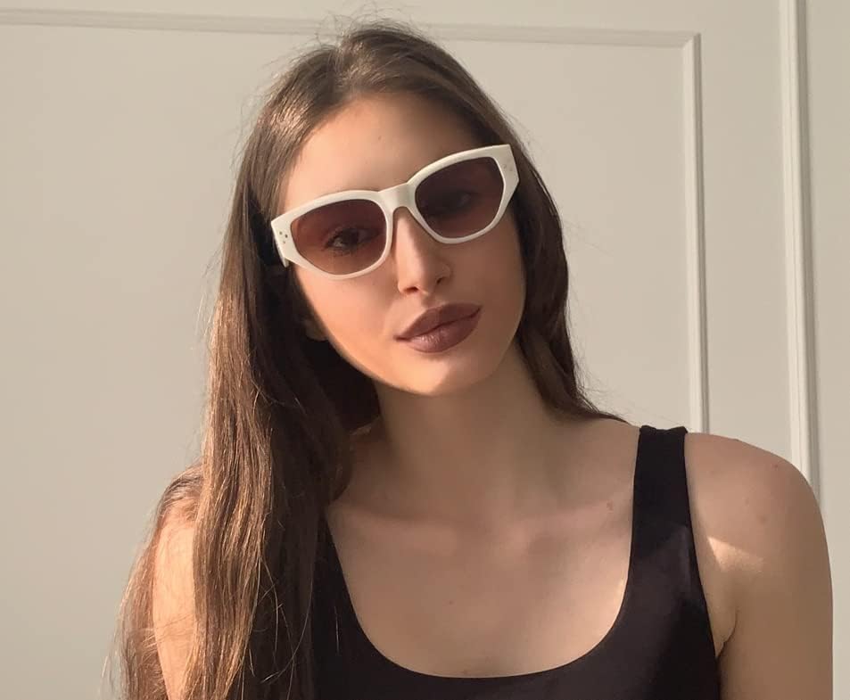 商品图片 3 | B0BZ8DL6L8 | FEISEDY Sunglasses Womens, Retro Cat Eye Sunglasses, Fashion Vintage Cute Stylish UV400 Sunnies B2365