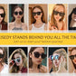 商品图片 7 | B0BY2ML713 | FEISEDY Vintage Square Polarized Cat Eye Sunglasses for Women Men Trendy Fashion Sunnies B2382