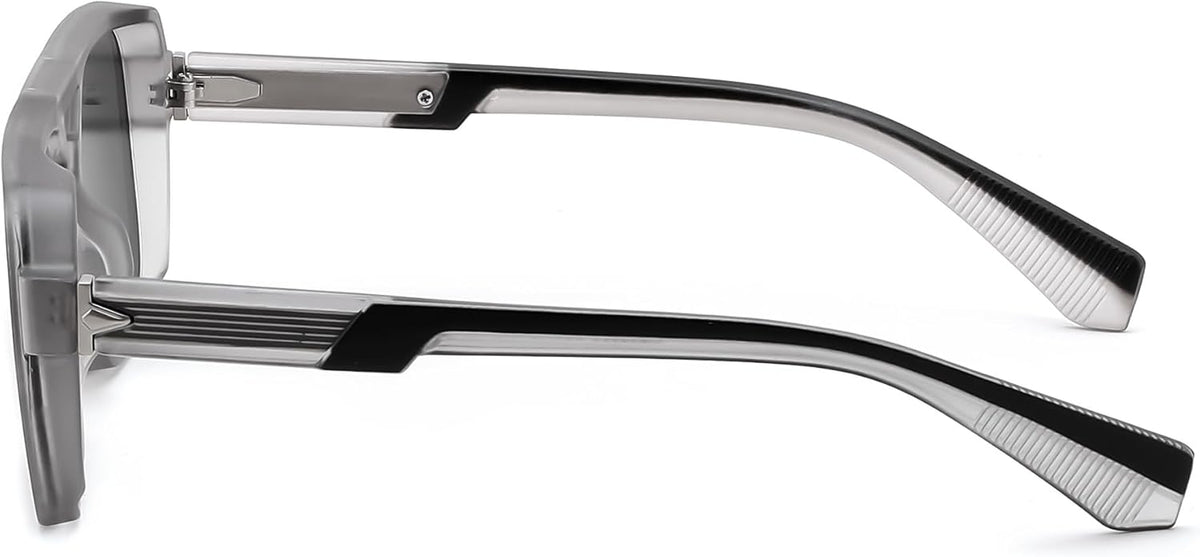 ÉÌƷͼƬ 19 | B0GLG5HZ1L | FEISEDY Retro Square Aviator Sunglasses for Men Women B0390