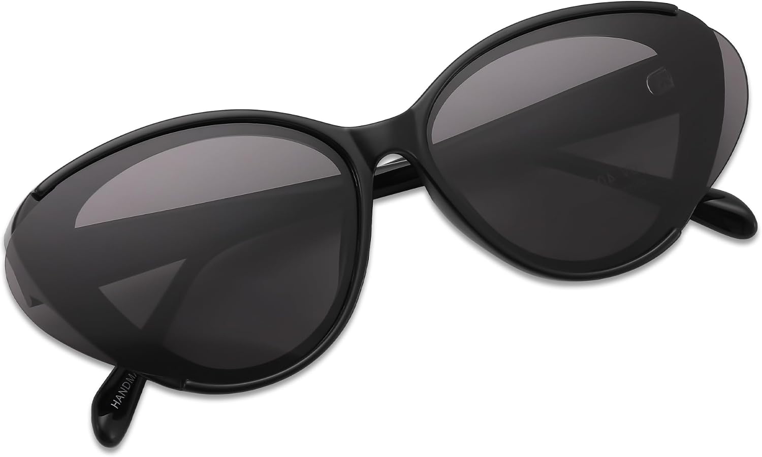 商品图片 2 | B0D6YJVTMS | FEISEDY Retro Polarized Cat Eye Sunglasses Women Trendy Mirrored Classic Designer Sunglasses UV Protection B0197