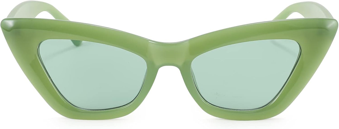 商品图片 16 | B09QKF53K5 | FEISEDY Vintage Small Cat Eye Sunglasses for Women Square Retro Cateye Eyewear B2869