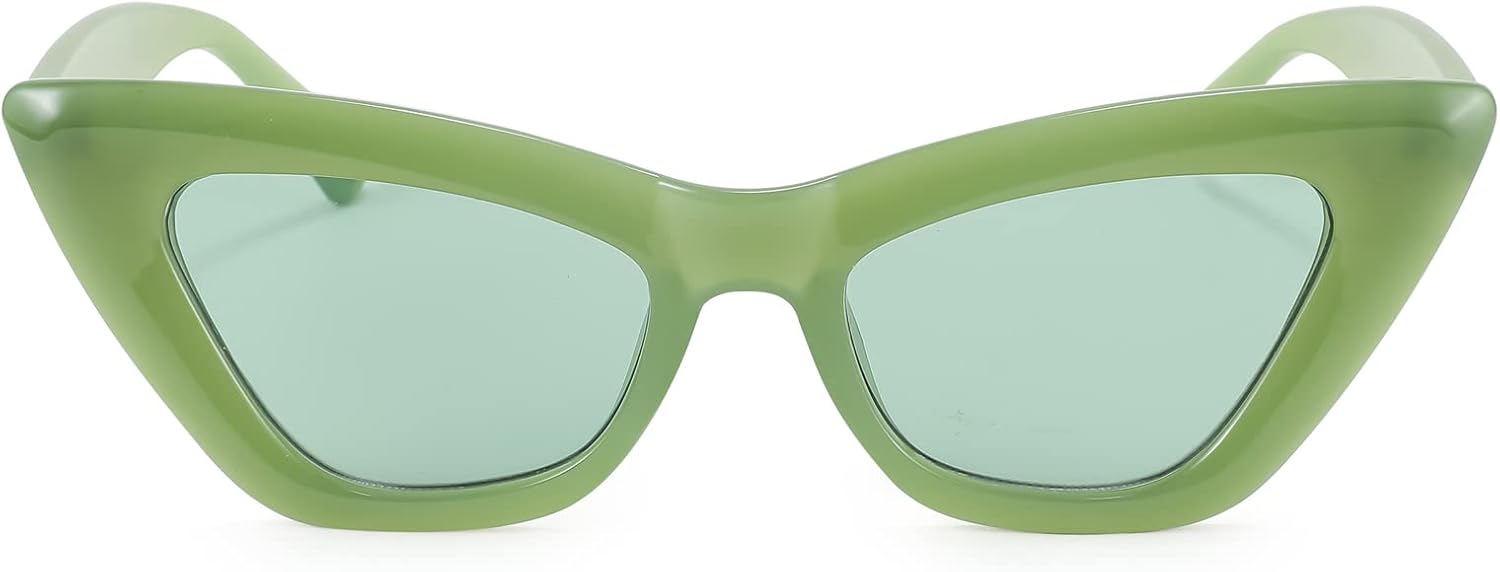 商品图片 16 | B09QKF53K5 | FEISEDY Vintage Small Cat Eye Sunglasses for Women Square Retro Cateye Eyewear B2869