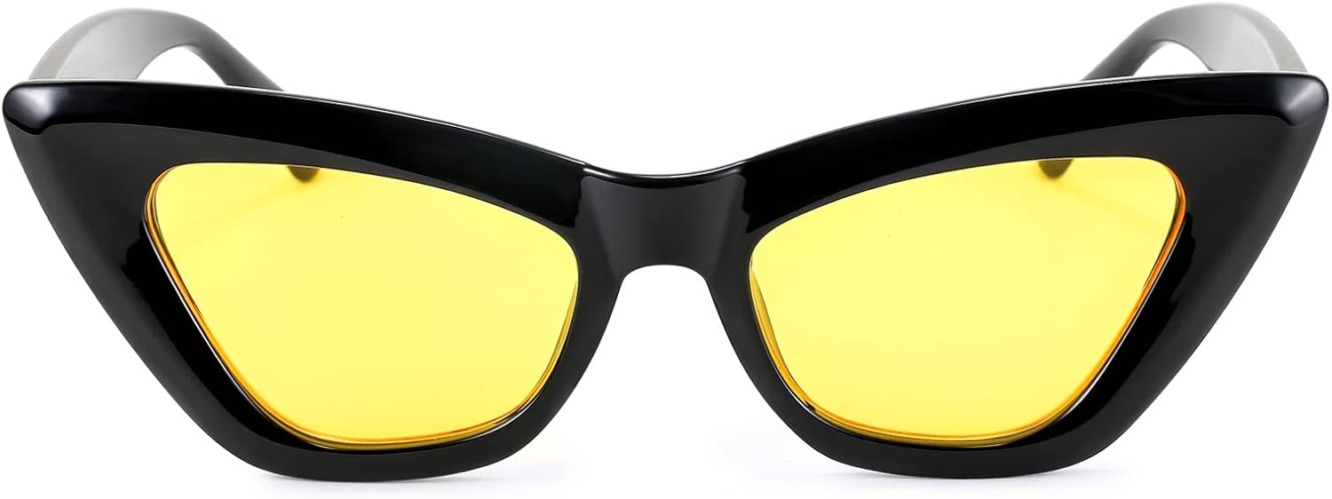 商品图片 8 | B09QKF53K5 | FEISEDY Vintage Small Cat Eye Sunglasses for Women Square Retro Cateye Eyewear B2869