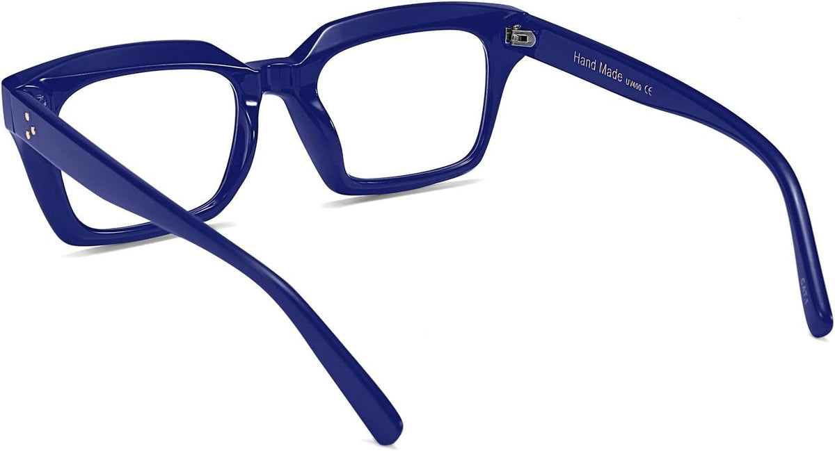 ÉÌƷͼƬ 3 | B07TCM52QY | FEISEDY Retro Square Blue Light Blocking Reading Glasses B2479