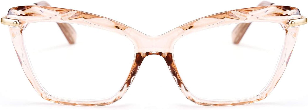 ÉÌƷͼƬ 6 | B088WVS65H | FEISEDY Crystal Cat Eye Reading Glasses Blue Light Blocking Reader Anti Eyestrain Glasses B2596 Champagne 1.75x