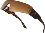 ÉÌƷͼƬ 23 | B0B1V45SXC | FEISEDY Y2K Futuristic Sunglasses Women Men Rimless One Piece Miorred B2927