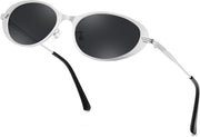 ÉÌƷͼƬ 28 | B0GVDPV1W4 | FEISEDY Metal Oval Sunglasses UV400 Protection for Women and Men B0429