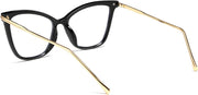ÉÌƷͼƬ 4 | B085VSD2L3 | FEISEDY Oversized Cat Eye Glasses Frame Blue Light Blocking Eyewear for Women B2589