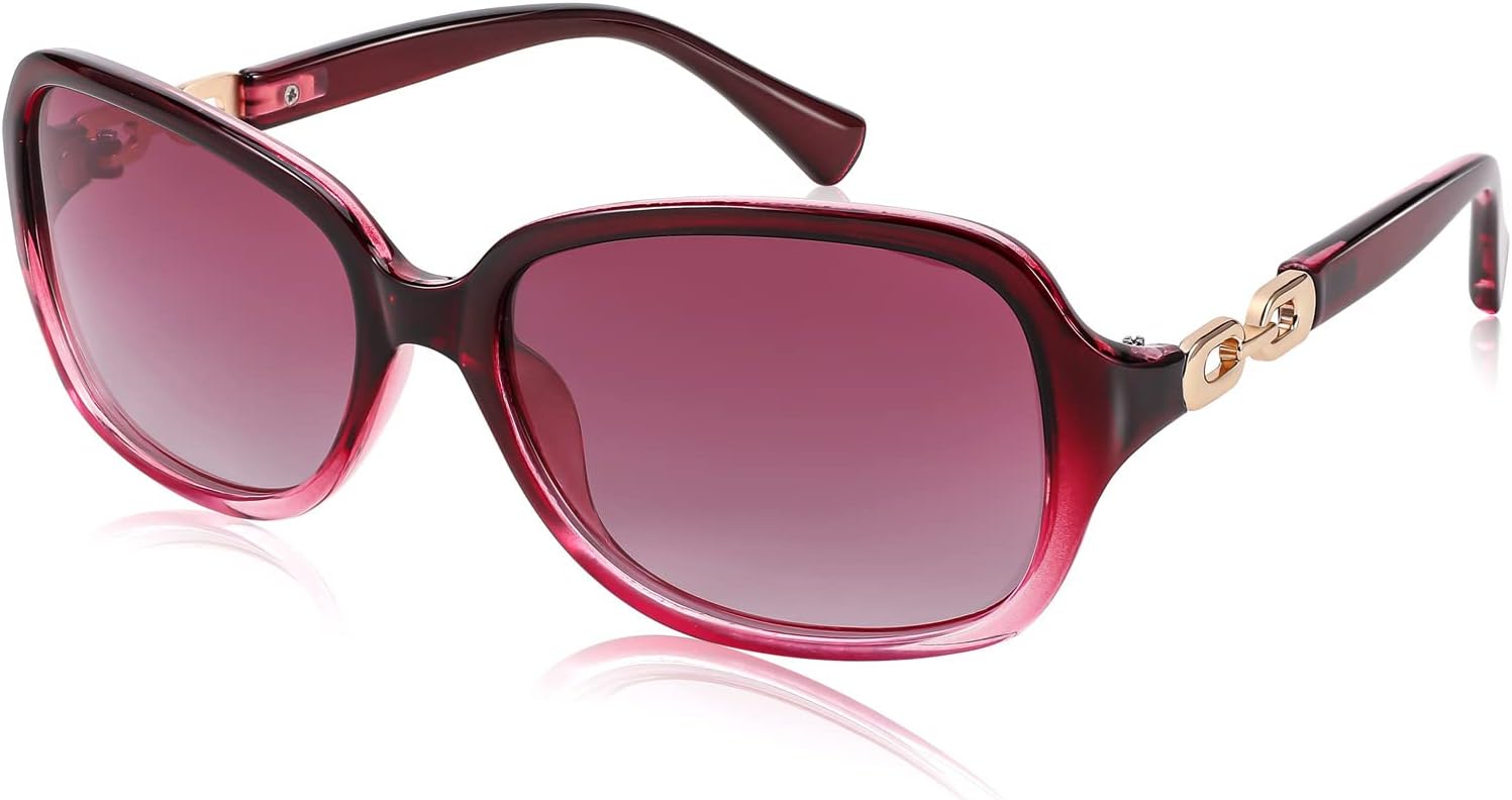 商品图片 34 | B08LPZDDKZ | FEISEDY Womens Polarized Sunglasses Square Wraparound Shades UV400 Mirrored Trendy Sun Glasses for Women B2526