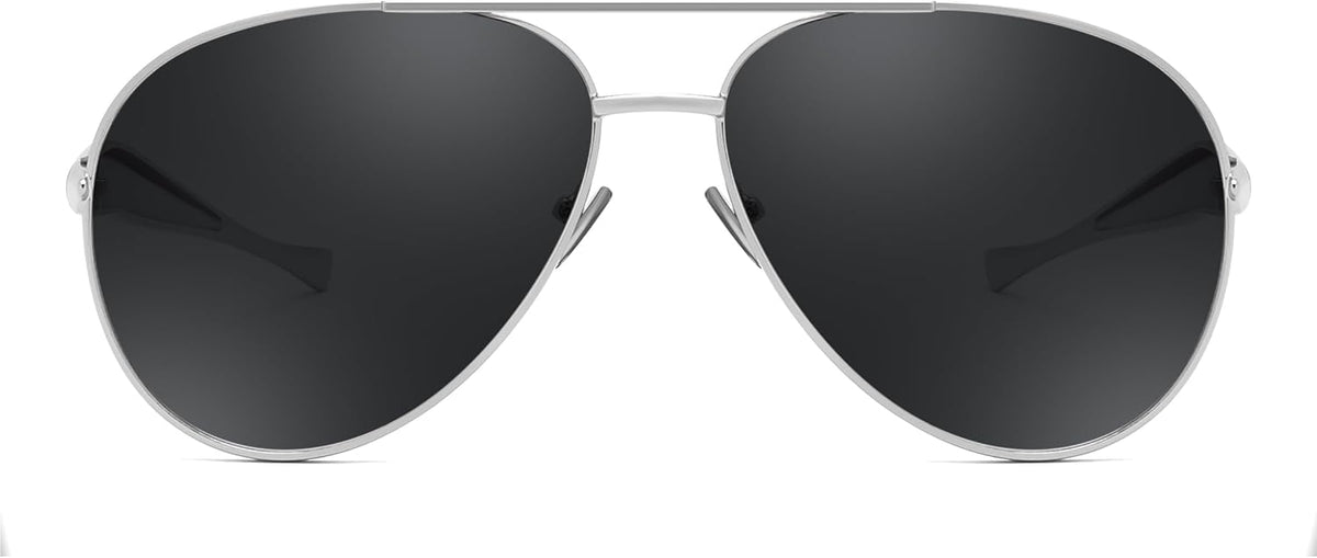 ÉÌƷͼƬ 25 | B0FKML2SSC | FEISEDY Oversized Aviator Sunglasses Women Men - Retro Gold Metal Chunky Frame, UV400 for Driving & Daily Wear B0311