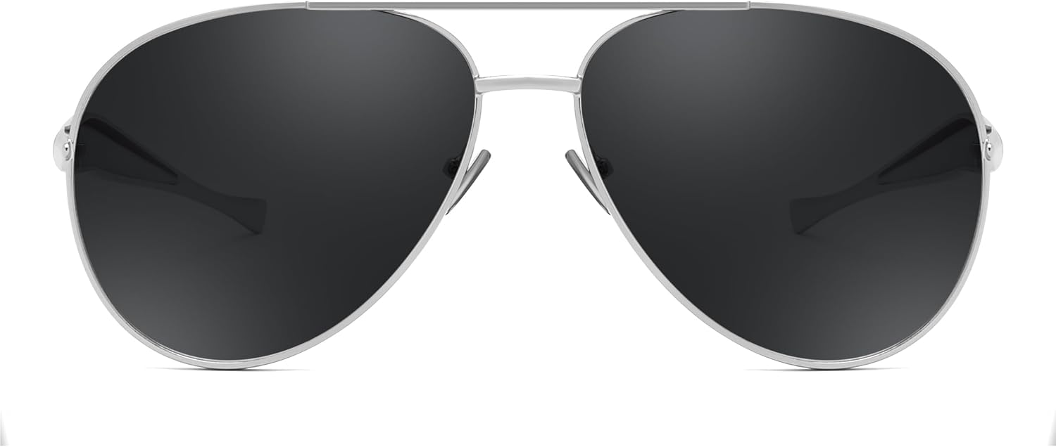 商品图片 25 | B0FKML2SSC | FEISEDY Oversized Aviator Sunglasses Women Men - Retro Gold Metal Chunky Frame, UV400 for Driving & Daily Wear B0311