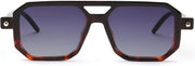 ÉÌƷͼƬ 146 | B09YTJ4FQZ | FEISEDY Vintage Square 70s Flat Aviator Sunglasses Women Men Classic Retro Stylish Frame UV400 Sunglasses B2622