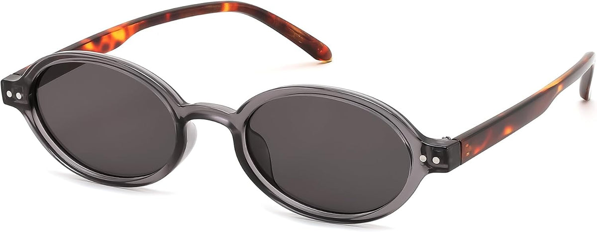 ÉÌƷͼƬ 30 | B0GV61HCD9 | FEISEDY Retro Oval Sunglasses for Women Small 90s Y2K UV Protection B1584