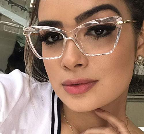 商品图片 2 | B07FR6SSY6 | FEISEDY Cat Eye Glasses Frame Clear Lenses Lightweight Eyewear for Women B2440